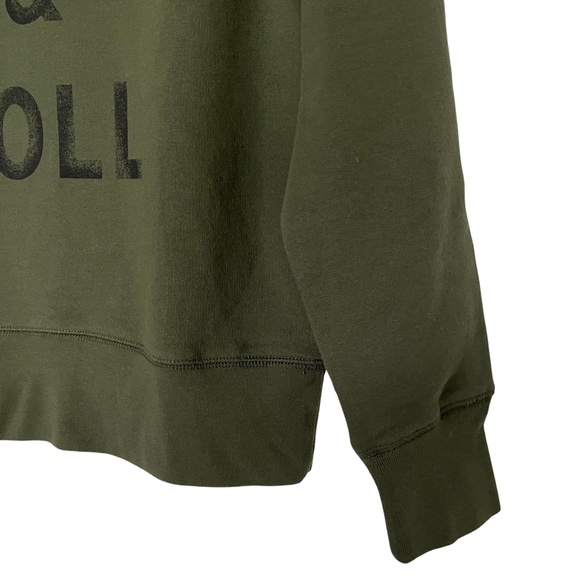NWT Zadig & Voltaire Green Rock & Roll Sweatshirt XS - Picture 10 of 12